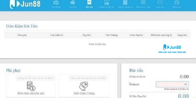Rút Tiền Jun88 - Hướng Dẫn Thao Tác Chuẩn Cho Các Tân Thủ 2 Các bước rút tiền Jun88 nhanh gọn, chuẩn xác nhất cho hội viên